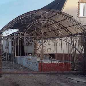 Кованые ворота ВО-35