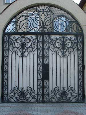Кованые ворота ВО-48